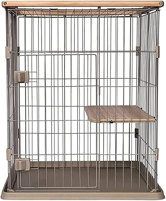 Cage pour animaux de compagnie grande cage pour chat en bois boîte