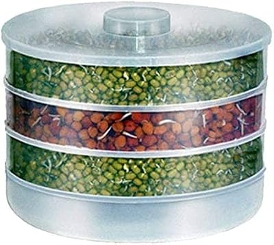Boîte de fabrication de germes en plastique sain avec 4 récipients biologiques