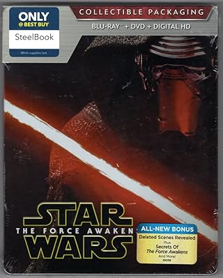 Star wars le réveil de la force steelbook combo blu-ray dvd