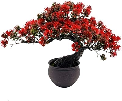 Fycooler plantes artificielles bonsaï genévrier en pot faux pin japonais bonsaï simulation jardin
