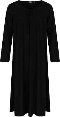 Abaya noire pour filles, robe longue pour l'école et les enfants