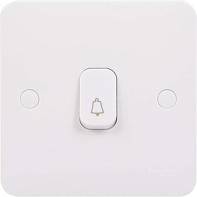 Interrupteur à panneau rétractable schneider electric lacey ggbl1012rb avec code de sonnerie, 1