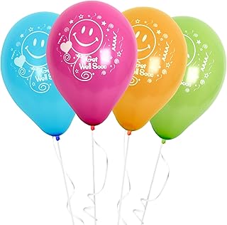 Ballon à hélium fun® de 10 pouces - couleurs assorties get well soon