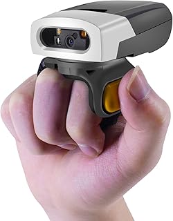 Scanner de codes-barres qr 2d bluetooth sans fil distance de numérisation de 2