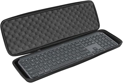 Étui de voyage rigide hermit shell pour clavier lumineux sans fil avancé logitech