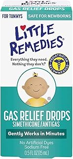 Gouttes anti-gaz little remedy (arôme naturel de baies, 0,5 oz)