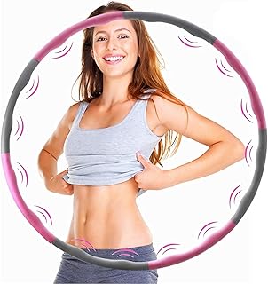 Hula hoop détachable pour adulte à 8 sections cerceaux de 2