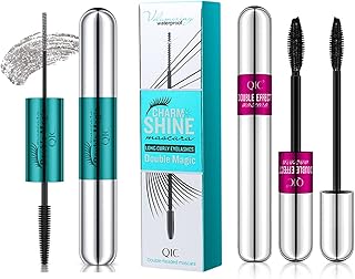 Mascara qic diamant et noir 2 pièces, bouclage fin, imperméable, résistant à la transpiration,