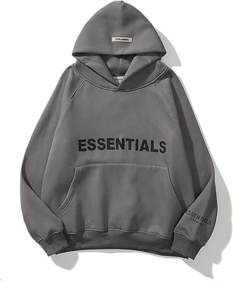 Sweat à capuche fear of god fog essential pour homme, t-shirt hip-hop à