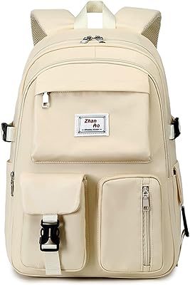 Sac à dos décontracté pour fille cartable pour garçon grand sac pour ordinateur