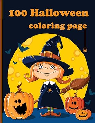 100 coloriages d'halloween : un livre de coloriage pour adultes mettant en vedette des sorcières. Optimisez votre budget avec Diaytar Sénégal