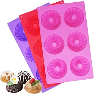 Paquet de 3 mini moules à gâteau cannelés en silicone, trouvez un mini