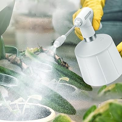 Pulvérisateur électrique zerteler 2,5 l, flacon pulvérisateur automatique rechargeable de 2 500 mah