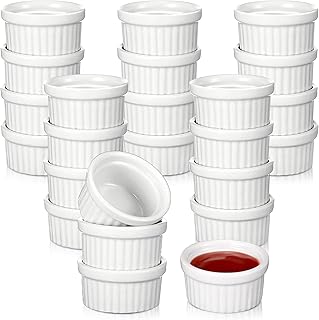 Ensemble de 24 tasses à soufflé en porcelaine de 1 once allant au