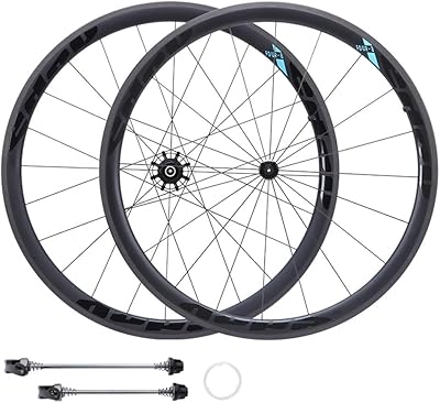 Roues de vélo de route en fibre de carbone 700c paire de roues