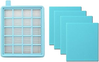Yanban 5 pièces filtre hepa à mailles pour aspirateur philips fc8470