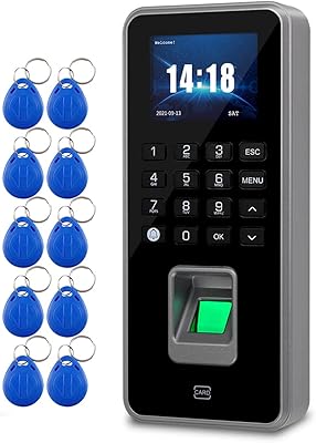Système de contrôle d'accès par empreinte digitale à clavier rfid, contrôle d'accès dynamique