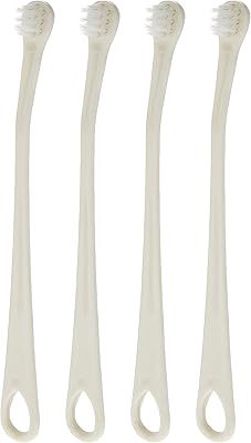 Ensemble de brosses à dents bioline pour chats et chiots, 4 pièces, multicolore