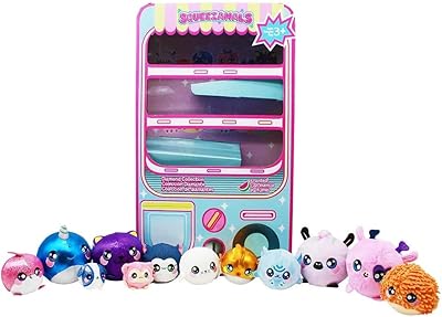 Jouets en peluche squeeze mals ensemble de jeu de distributeur automatique avec 12