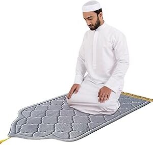 Tapis de prière en flanelle | tapis de prière doux de style mosquée | tapis de prière avec pompons, tapis de prière, tapis de prière portable, tapis de prière de voyage. Diaytar Sénégal : Votre guichet unique pour tous vos achats