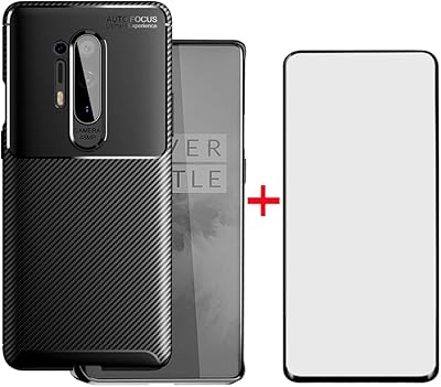 Coque de téléphone pour oneplus 8 pro 5g avec protection d'écran en verre