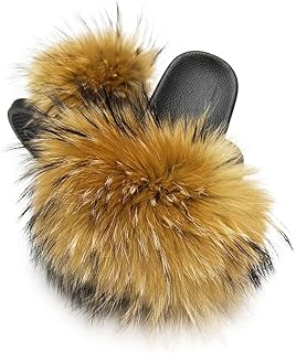 Pantoufles en fourrure pour femmes, pantoufles modernes plates en fourrure douce, sandales moelleuses