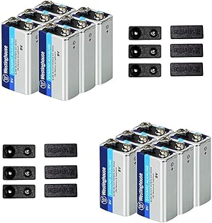 12 piles alcalines westinghouse, pile alcaline dynamo 9 v, pile primaire