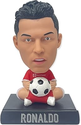 Figurine ogen super hero ronaldo red en édition limitée avec support mobile