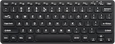 Mini clavier sans fil rétroéclairé pyrex berryboard-732b commutateurs à ciseaux de type