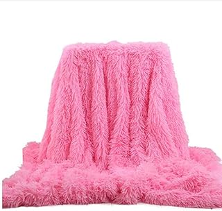 Couvertures yolney, couverture en fourrure douce sur le canapé, longue fourrure pelucheuse, couvertures