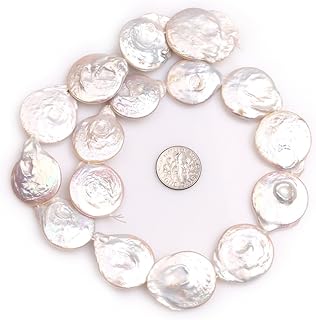 Perles de culture d'eau douce pour la fabrication de bijoux 15"