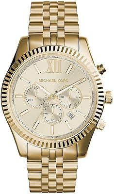 Montre lexington pour homme michael kors avec cadran et bracelet en acier inoxydable