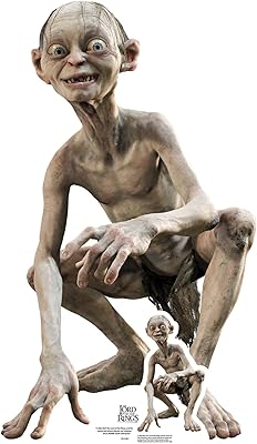 Star cutouts sc4128 gollum le seigneur des anneaux découpe en carton grandeur nature