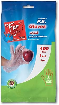 Gants jetables en plastique hdpe pour l'alimentation et la cuisine, transparents et conçus