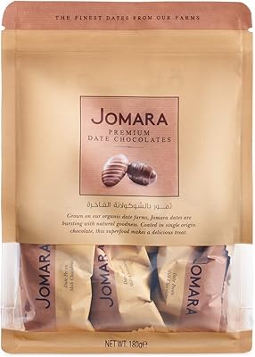 Pochette de chocolat aux dattes assorties jomara 180g. L'expérience e-commerce réinventée par Diaytar au Sénégal
