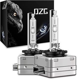 Ampoules de phares au xénon dzg d1s hid 6000k blanc brillant 35w ampoules