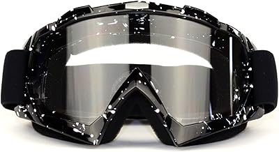 Lunettes de motocross the white shop pour moto lunettes de vtt coupe-vent
