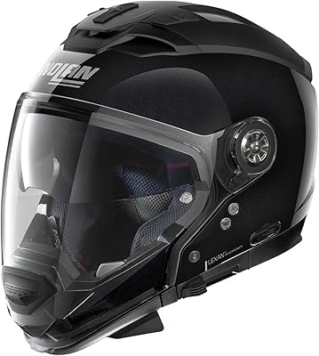 Casque convertible nolan n70-2 gt special n-com 12 métal noir (moyen)