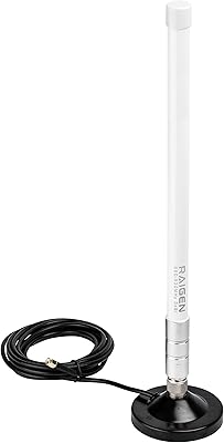 Antenne raigen lora en fibre de verre et base magnétique connecteur