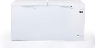 Congélateur supérieur media à deux portes, 670 litres, blanc, hd670c - un an
