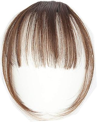 Cheveux synthétiques naturels, frange plate, mini frange de cheveux, extension de cheveux à