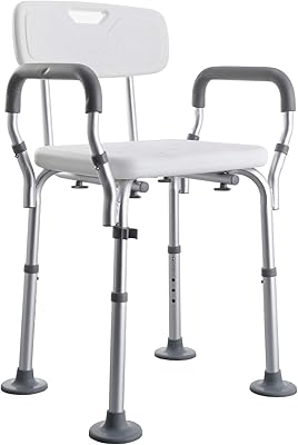 Chaises de douche co-z pour personnes âgées chaise avec cadre large avec pieds