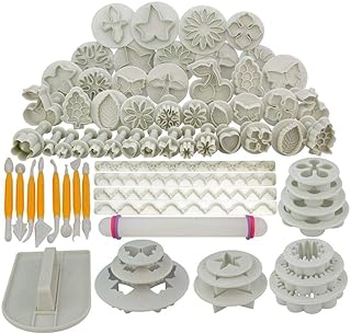 Outils de façonnage de gâteaux et coupe-fondant skido, 68 pièces