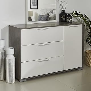 Armoire batara home box 3 tiroirs 1 porte principale sans miroir 99,5 x