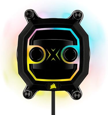 Bloc d'eau pour processeur corsair hydro x series rgb xc5 coussin de refroidissement