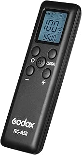 Télécommande godox rc-a5ii 16 canaux 6 groupes de remplacement pour godox vl150 vl200
