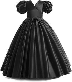 Robe longue classique en satin taille haute pour mariages et bals de fin