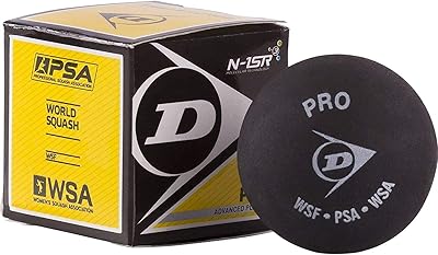 Balle de squash pro double point jaune