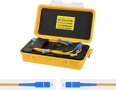 Boîte de câble de lancement otdr à fibre optique otdr monomode 1310/1550nm, 1km