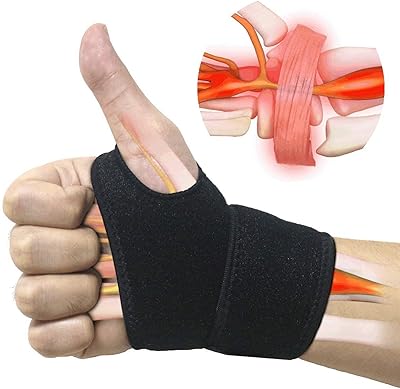 Orthèse de poignet du canal carpien, attelle de soutien de poignet ergonomique réglable